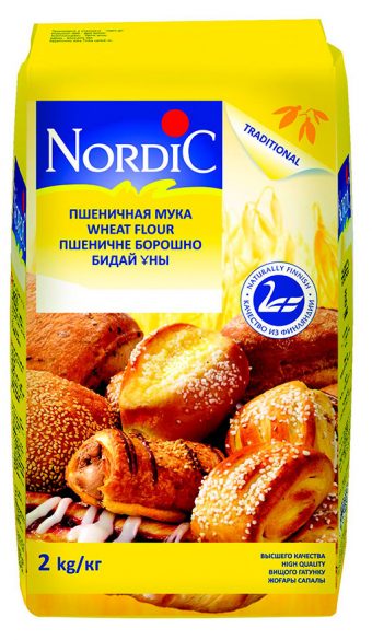 Мука пшеничная высший сорт Nordic, 2кг