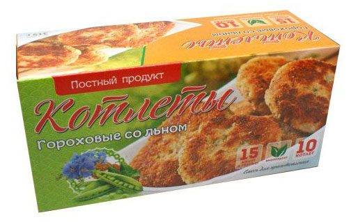 Котлеты «Постный продукт», гороховые, смесь, 315г
