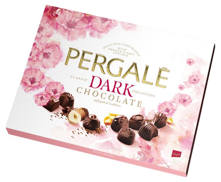 Набор конфет из темного шоколада Pergale ассорти, 187 г